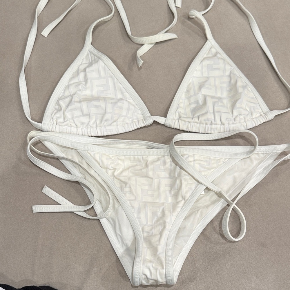 Fendi White Bikini